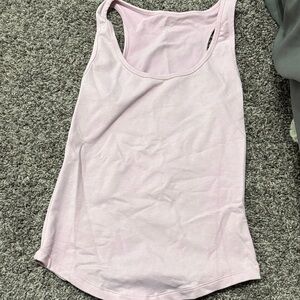 BuffBunny Pale Pink Racerback Tank Top